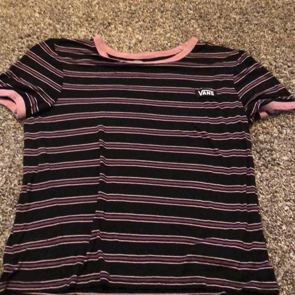 vans striped shirt